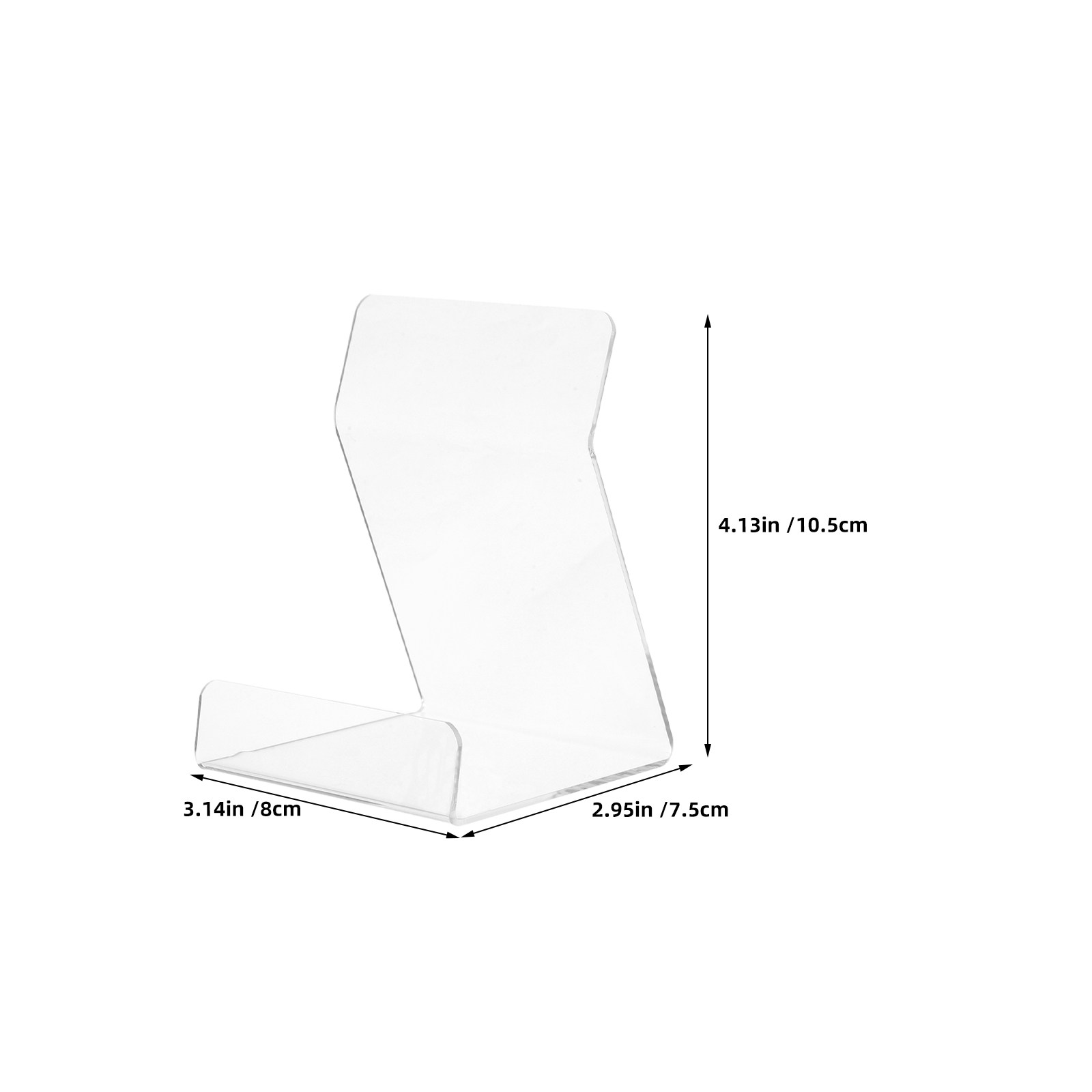 アクリル製ブックスタンド6個セット。透明なミニイーゼルで、看 - Clear Acrylic Book Stand Holder のレビューと価格