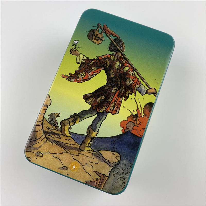 メタルボックス金メッキ版バックライダータロットカードデッキ紙 - Tarot Deck With Guidebook のレビューと価格