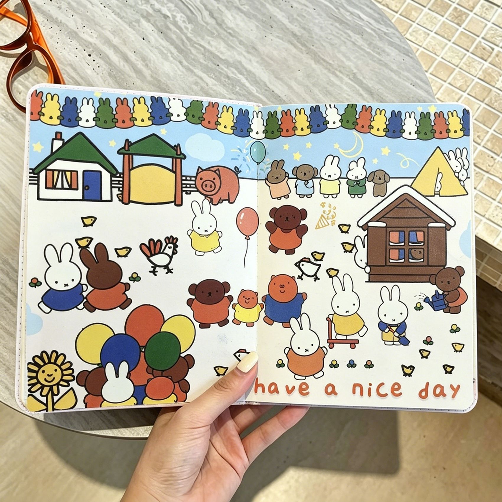 かわいいカワイイミッフィーB6漫画イラストノートブック日記プ - Stationery Books のレビューと価格