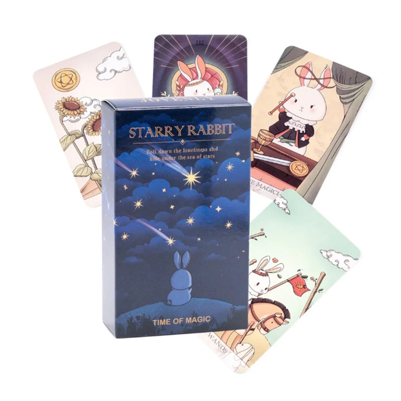 クリエイティブな星空のウサギタロットカード、電子書籍なし、家 - Tarot Deck With Guidebook のレビューと価格