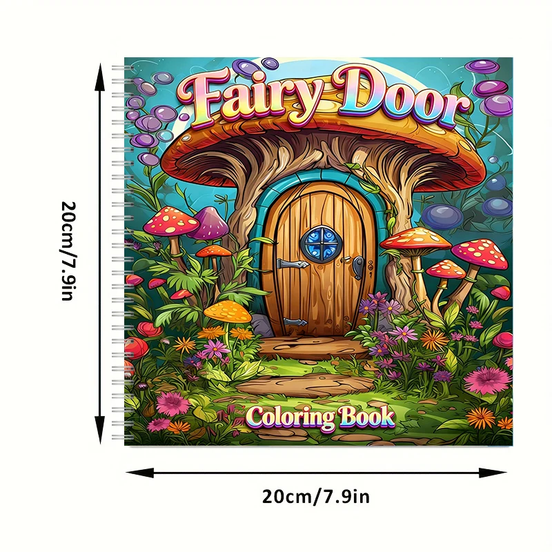 大人のための塗り絵ブック、妖精の扉、誕生日プレゼント、新学期 - Adult Coloring Book Stress Relief のレビューと価格